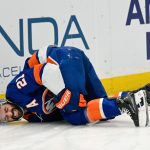 Assist of the year? Injured player sets up goal as he limps off ice